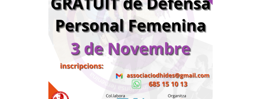 Curs Integral de de Prevenció, Autoprotecció i Defensa Personal Femenina a Tarragona 