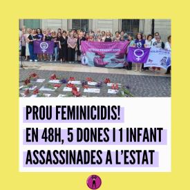 Comunicat: Prou feminicidis!