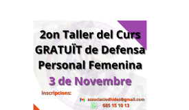 Curs Integral de de Prevenció, Autoprotecció i Defensa Personal Femenina a Tarragona 