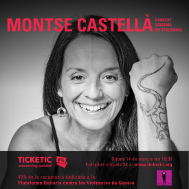 Cartell concert Montse Castellà
