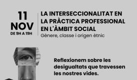 Reflexionem sobre les desigualtats que travessen les nostres vides. Com el gènere, l’origen ètnic, la nacionalitat, religió, classe, sexualitat, discapacitat o edat interaccionen per a produir subordinació, opressió i exclusió. 